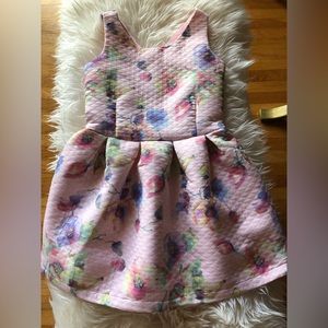 Gingersnaps fancy spring pink floral dress